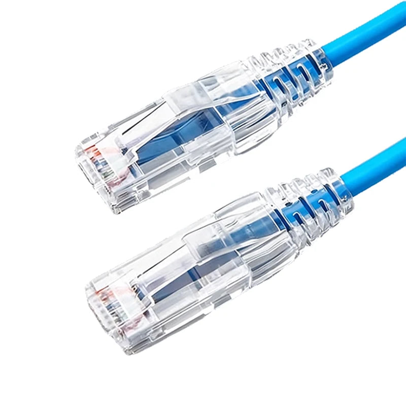 (5pcs/Pack) Patch Cord RJ45 Colour UTP Cat6A 28AWG Slim Ethernet Network Cat 6 Ethernet Cable 4 PVC Cat7 STP Internet Lan Cable