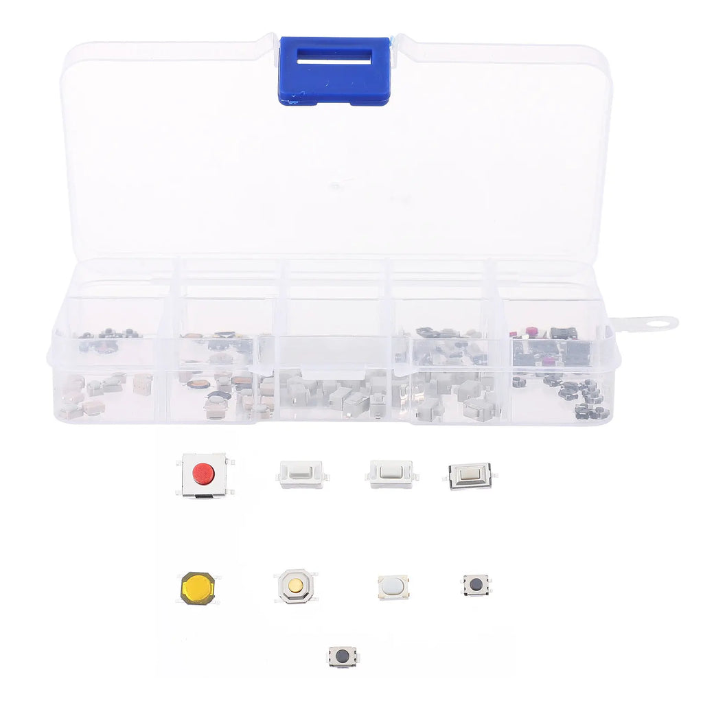 100pcs Tactile Button Micro Switch High Precision Momentary Tact Button For Diy Electronics Remote Controller Assortment Kit
