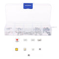 100pcs Tactile Button Micro Switch High Precision Momentary Tact Button For Diy Electronics Remote Controller Assortment Kit