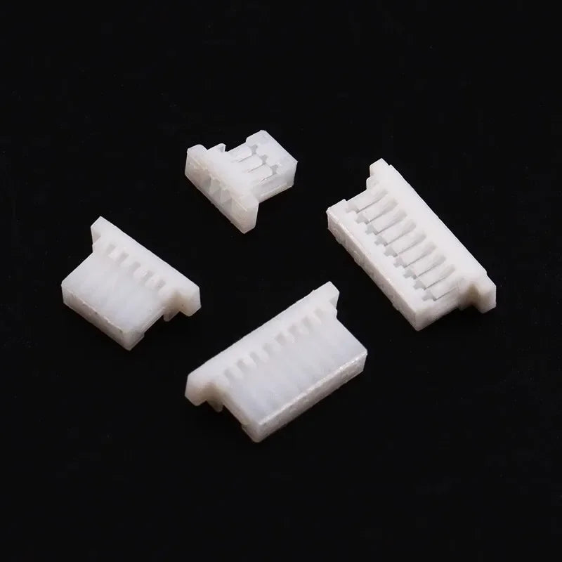 50pcs/LOT JST SH 1.0 female material SH1.0 1mm Pitch Connector 2/3/4/5/6/7/8/9/10P Pin Leads Housing Shell Housing SH-Y