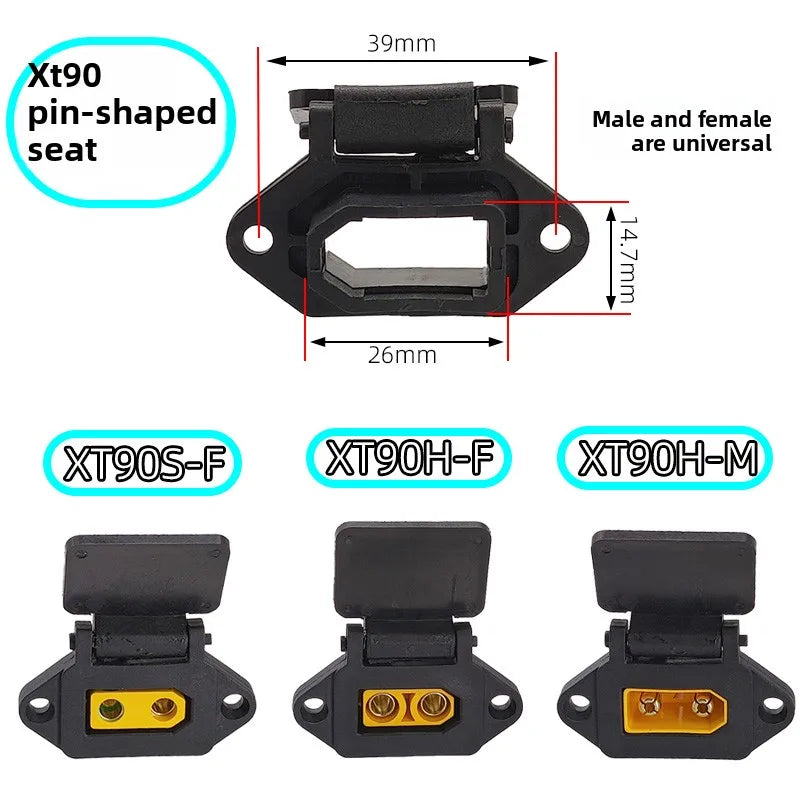 QS8-S Power Charging Plug XT90 Male Female Diamond Shell XT90S Anti-fire Electric Vehicle Lithium Battery Modification Interface
