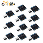 0.96 Inch OLED Display Module SSD1315 I2C IIC SPI Serial 128X64 LCD 4 Pin YellowBlue White for Arduino Pin Headers Soldered