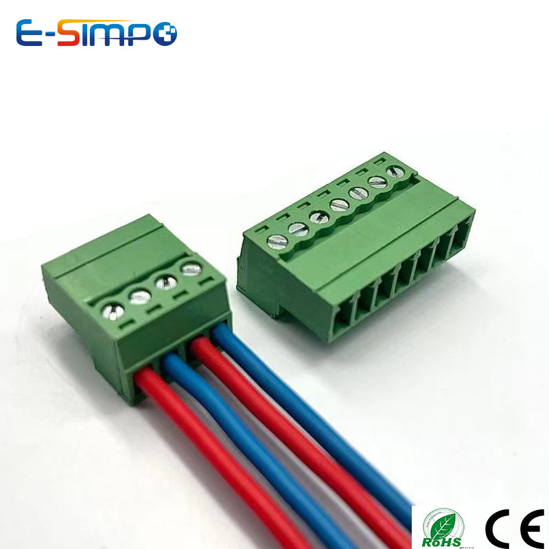 10pair/10pcs Aerial Butt Welding 2EDGRK 15EDGRK-3.5mm 2-24P Plug Male+Female Socket 28-16AWG Wire Screw Terminal Block Connector