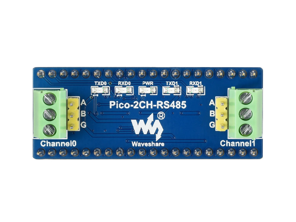 Waveshare 2-Channel RS485 Module for Raspberry Pi Pico SP3485 Transceiver UART To RS485