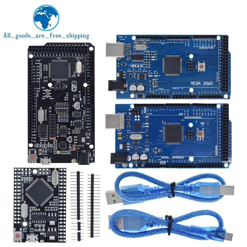 TZT Mega2560 ATMEGA16U2 / Pro Mini MEGA 2560 Mega+WiFi R3 ATmega2560 CH340G For Arduino Mega R3 Development Board ESP8266