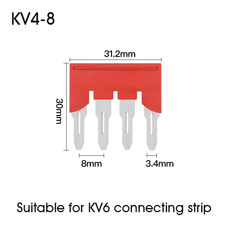 Wire Connectors Rail Type Electrical Quick Terminal Block Direct Insertion Instead Of UK ST PT Docking For Parallel Connection