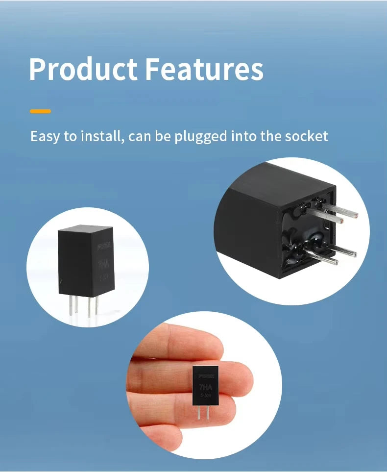 Small Mini PCB SSR 7A Solid State Relay DC to DC 5V 12V 24V