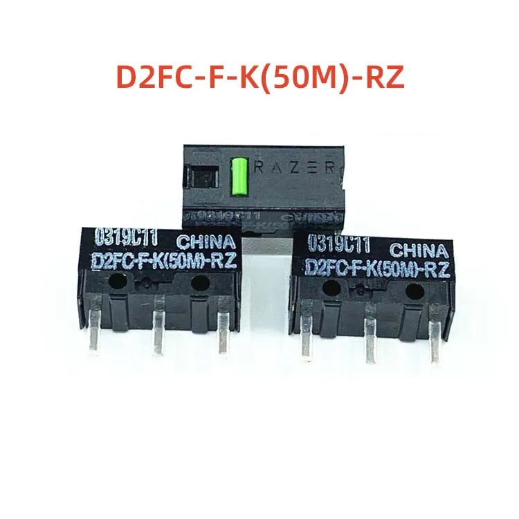 2Pcs/10Pcs Mouse Micro Switch D2FC F 7N D2FC-F-7N(10M)/(OF) D2FC-F-7N(20M)/(OF) D2FC-F-K 50M Microswitch for Mouse for Omron