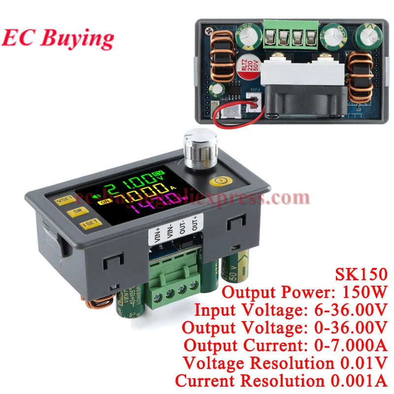 SK150 SK120 SK60 SK150S Buck Boost Converter 150W 120W 60W CNC CC CV MPPT Power DC Adjustable Regulated Solar Charging Module