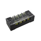 1Pcs Dual Row Barrier Screw Terminal Block Strip Wire Connector 600V 15A 3/4/6/8/10/12/15/20 Positions Optional