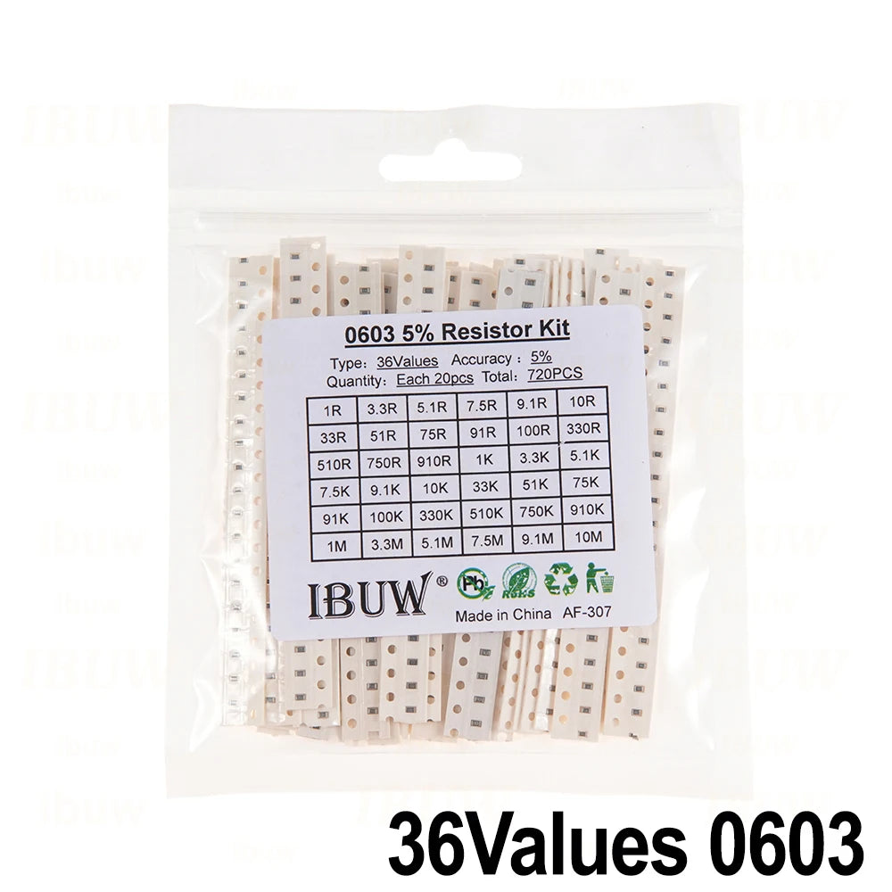 660pcs 200pcs 720pcs 4000pcs 0402 0603 0805 1206 1210 2512 smd resistor kit igmopnrq assorted kit 10k 100k 1k 1r 100r 220r 1% 5%