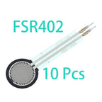 1/5/10/30/50Pcs FSR402 Resistive Thin Film Pressure Sensor Long Lead Wire Force Sensitive Resistor Pressure Detect Switch