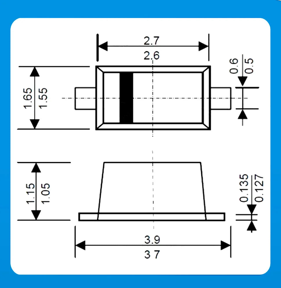 20PCS SMD Schottky Diode SS12 SMA SS14 1N5819 SS24 SB240 SS26 SR260 SS54 1N5824 SS34 1N5822 SR360 SS36 SS110 SB1100 SS2200