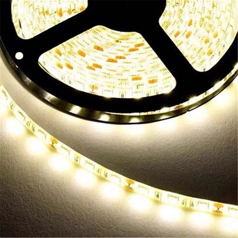 LED Strip Light 12V 5M 300 Leds SMD 3528 Diode Tape RGB & Single Colors High Quality LED Ribbon Flexible Home Decoration Lights