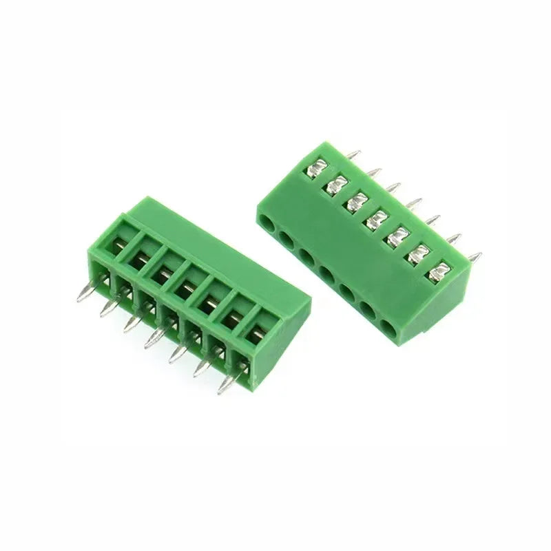 10pcs 2.54MM PCB Universal Screw Terminal Blocks Connector 2/3/4/5/6/7/8/9/10-12 Pin/Poles KF128 Straight Pin Copper