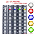 0402 0603 0805 1206 1210 5730 5050 SMD LED Diode assorted kit warm cool white red Green Blue yellow orange pink fast flashing