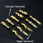 10Sets DJ7021A 2/3/4/6/9Pin 2.8mm Series Electrical Wire Connector Male Female Cable Terminal Plug Kits for Motorcycle Ebike Car