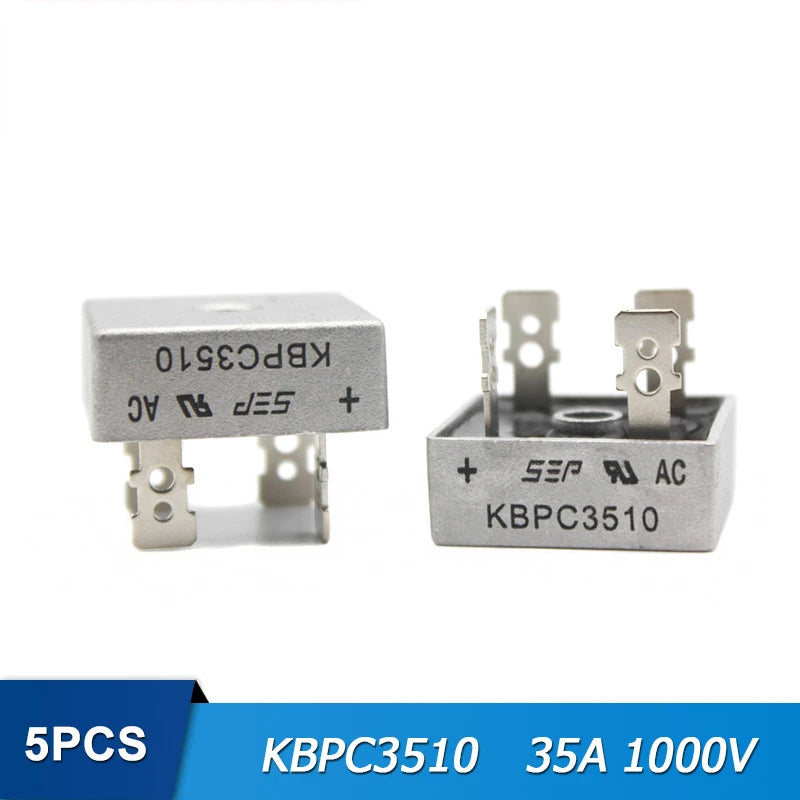 5PCS LAUBEI Diode Bridge Rectifier KBPC5010 KBPC1010 KBPC1510 KBPC2510 KBPC3510 Rectifiers 10A 15A 25A 35A 50A