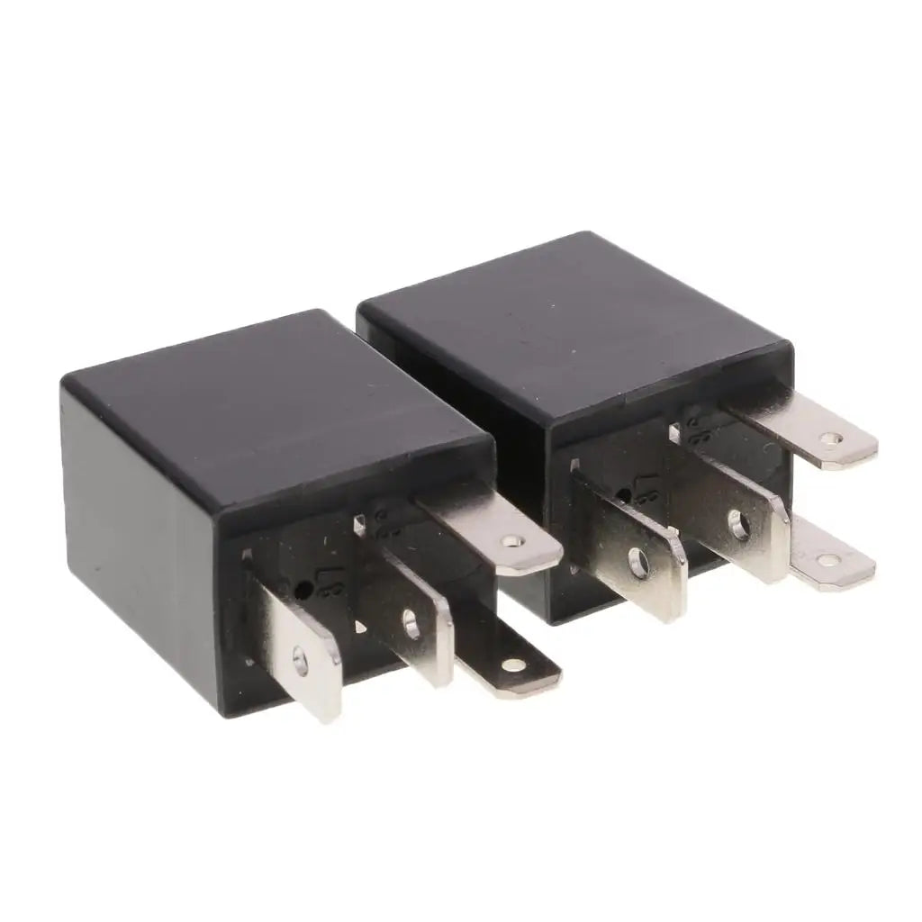 DC 12V 30 AMP Car Automotive Boat Truck 4 Pins SPST Alarm Relay Pack of 10