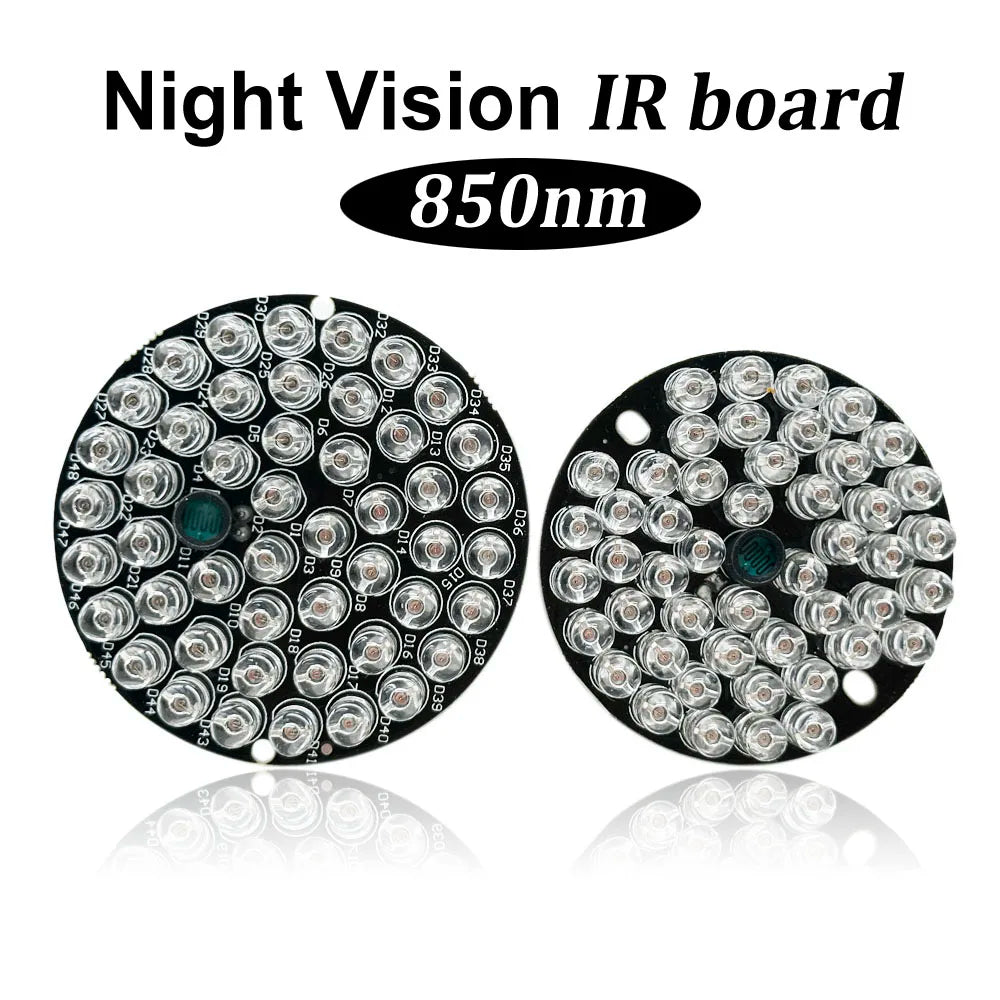 850nm CCTV Fill Light 90degree IR Infrared Night Vision Light 48PCS Leds cctv camera fill light Board