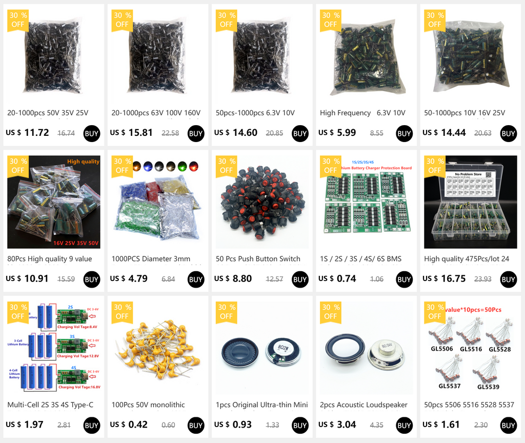 1PCS 10W 25W Aluminum Power Metal Shell Case Wirewound Resistor 0.01 ~ 30K 1 2 3 5 6 8 10 20 100 150 1K 10K ohm Igmopnrq RX24 5W