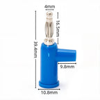 4mm Banana Plug Stackable Electrical Connector Free Solder Adaptor