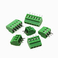 2/4/5Pcs Green Mini KF128 2.54mm 2P-6Pin Screw Terminal Blocks PCB Connector KF128-2.54 2P 3P 4P 5P 6P Terminal Blocks for wire