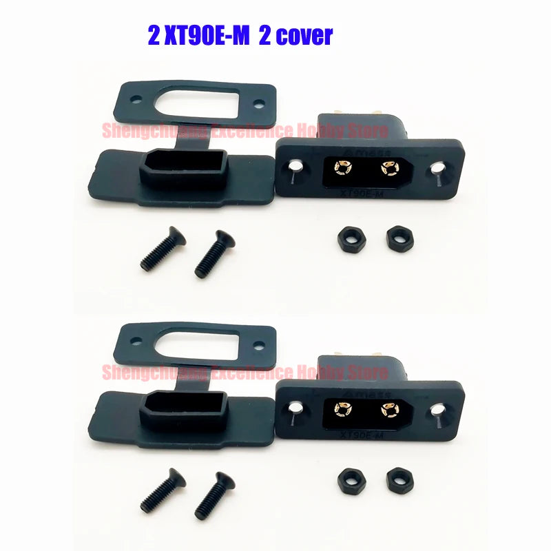 RC Model Amass XT90E-M Gold-plated Connector XT90 Male Plug XT90S Female Battery Connection for ESC Motor Aircraft Drone