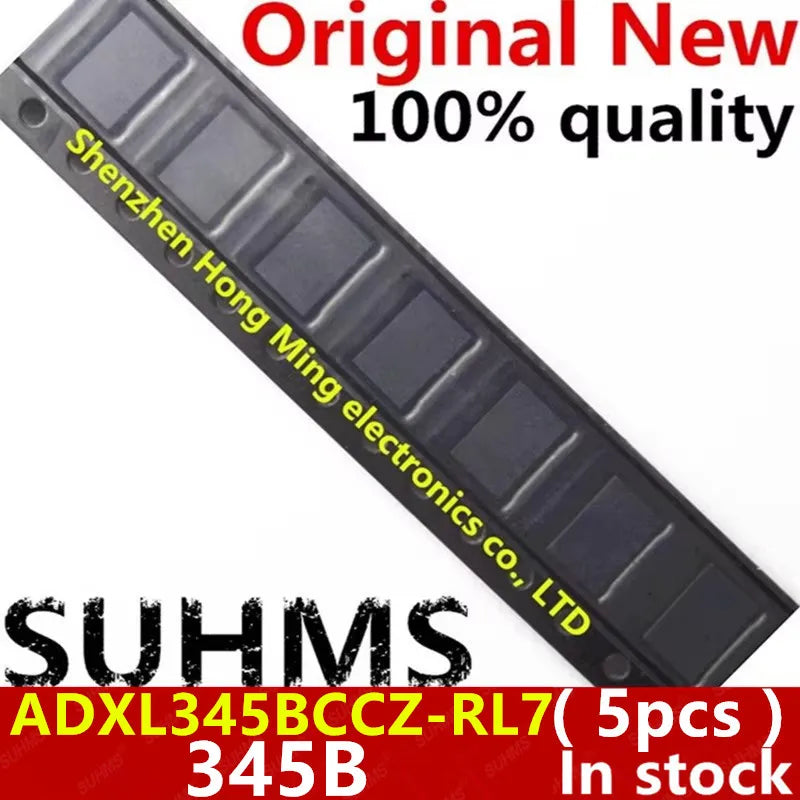 (5piece)100% New ADXL345 ADXL345B 345B ADXL345BCCZ ADXL345BCCZ-RL7 LGA-14