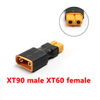 XT60 XT90 Plug Male / Female To T Plug Female / Male Connector Conversion Adapter No Wire for RC Airplane Quadcopter Parts
