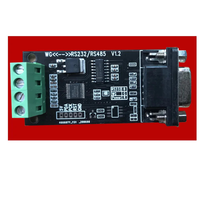 Wiegand converter, Wiegand to RS232/RS485/TTL, text input and output support WG26/34