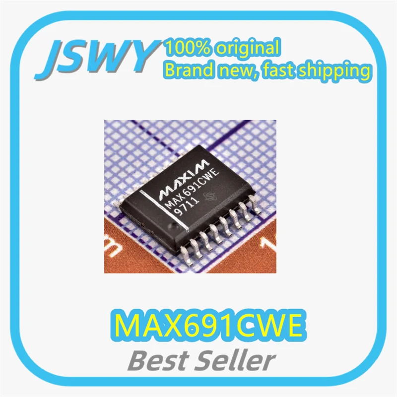 (5/50 Pieces) MAX691CWE MAX691 SOP16 Microprocessor Monitoring Circuit Chip New in Stock