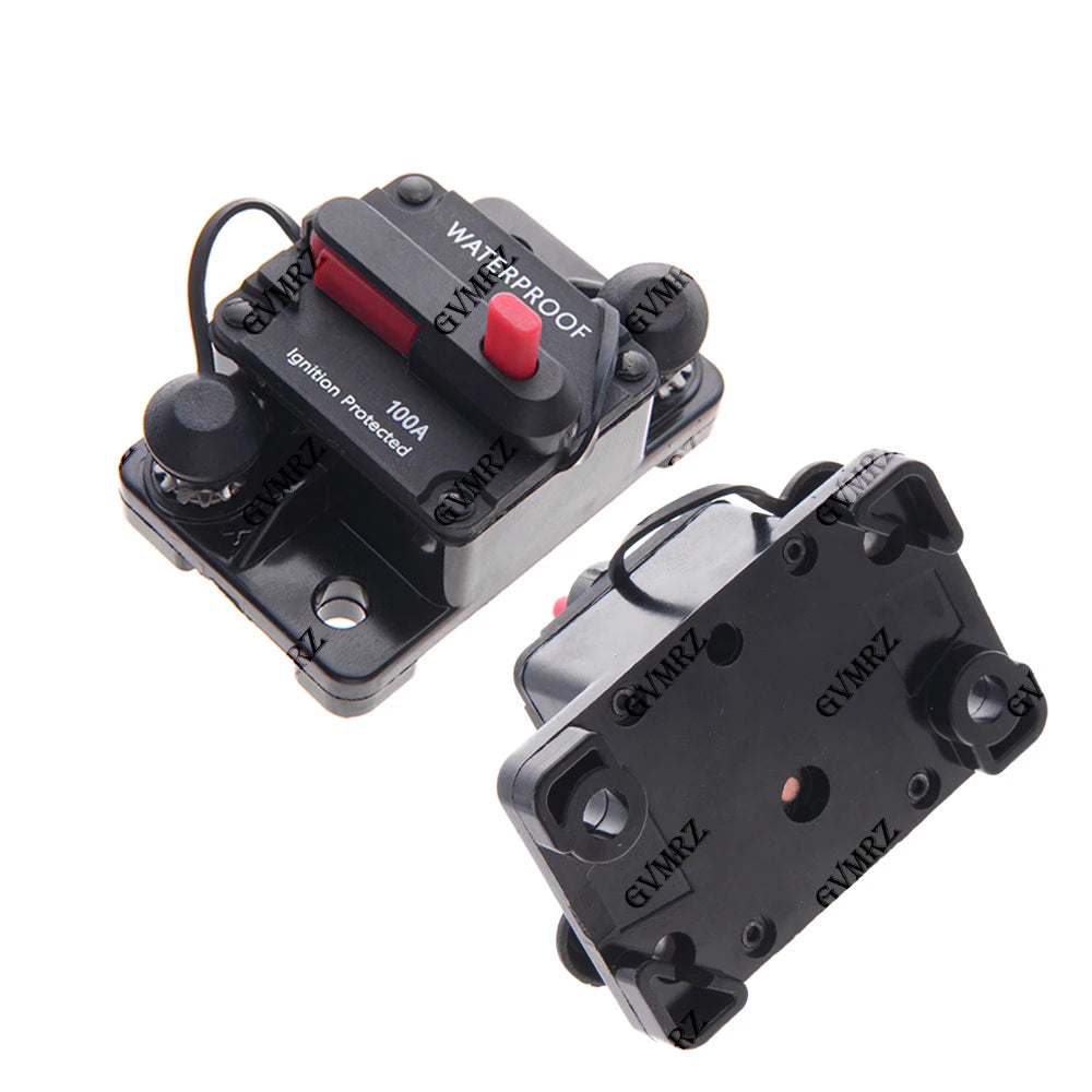 250A 300A Circuit Breaker 30A 40A 50A 60A  AMP Waterproof Boat Car Circuit Breaker  70A 80A 100A 120A Fuse Reset 150A 200A