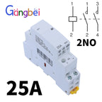 Modular Household Contactor 220V ICT 2P 16A 20A 25A 2NC 2NO 1NO 1NC 50/60Hz