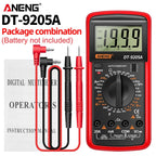 Profesional Digital Multimeter AC/DC Voltage Current Test ANENG Capacitance NCV Resistance Ohm Electrical Test Meter Tools