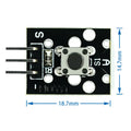 KY-004 3pin Button Key Switch Sensor Module for Arduino Diy Starter Kit 6*6*5mm 6x6x5mm KY004