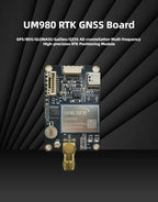 RTK UM980 High Accuracy Multi-Frequency Unicore GNSS Module VS F9P with Antenna for GPS Base Station RTK Receiver Board OEM