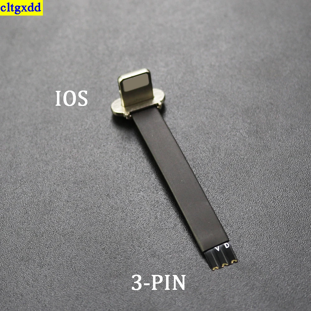ClTGxDD 1 Piece USB C Type-C FPC 2-Pin 3-Pin with Resistor R1 Soft Flat Cable Male Head Mobile Phone Fast Charging Cable Extensi