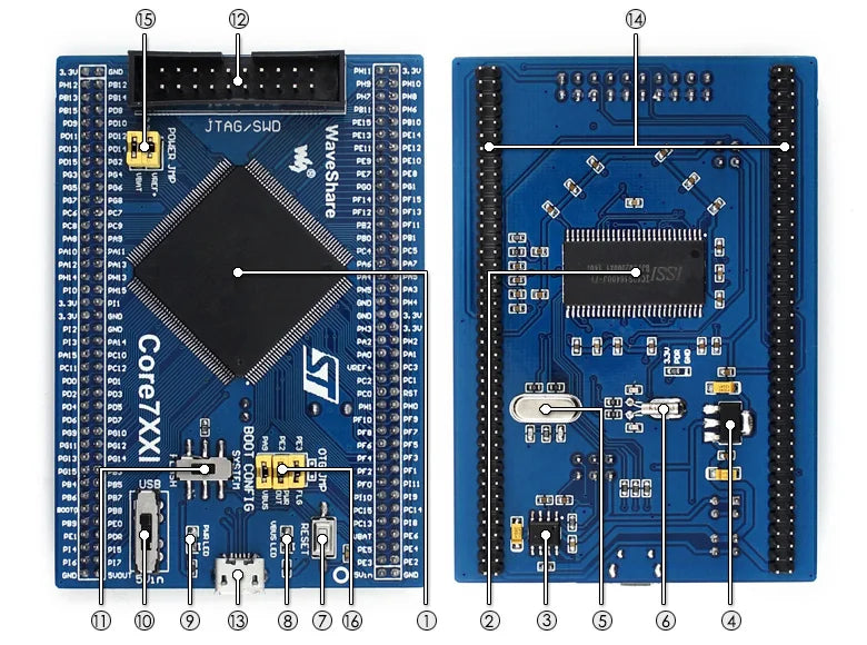 2026 Open746I-C Package A, STM32F7 Development Board