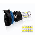 3030 10SMD White/Amber PH24W Canbus DRL for Peugeot 3008 5008 Car LED Daytime Running Light Lamp for Citroen C5 MK2
