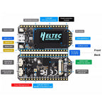 Heltec V4 WiFi BLE Mesh LoRa Node Low Power GPS ESP32 SX1262 LoRa 32 Dev-Board Support Solar Powered With 868/915MHz Antenna
