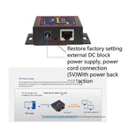 Industrial Modbus Serial RS232 RS485 RS422 to Ethernet Converter Device Server TCP/RTU/UDP RJ45 to RS232+RS485