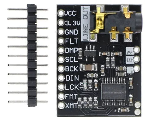 PCM5102A GY‑PCM5102 Digital‑to‑Analog Audio Converter Board I2S IIS Interface Lossless DAC Module for Raspberry Pi & Microcontro