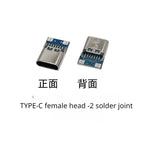 TYPE-C Female Base with Fixed Plate Charging Data Interface USB3.1 Turn the Test Board into 2.54MM Socket