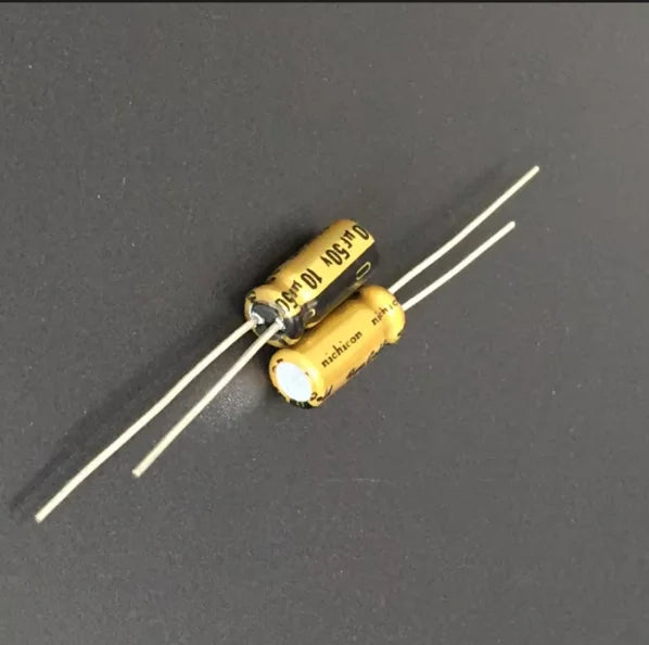 10pcs 10uF 50V NICHICON FG(Fine Gold) 5x11mm 50V10uF Top Grade Audio Capacitor