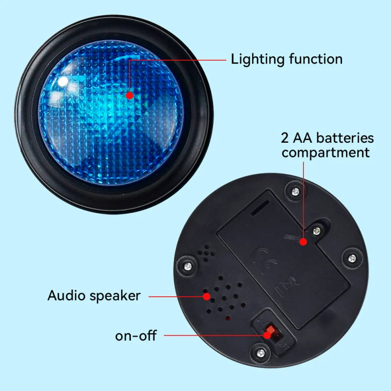 1/2/4/8-piece Buzzer Buttons Game, Answer Buzzers for Game Quick Desktop Quick Answer Games for Kids Classroom, Quizzes Party