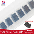 20-100Pcs Original SMAJ5.0A-E3/61 SMA(DO-214AC) SMD Transient Voltage Suppressors 5V Electrostatic Surge Protection TVS Diode AE