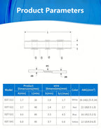 Solder Seal Wire Connectors 50/100/200PCS Waterproof Heat Shrink Butt Splice Electrical Cable Connector Automotive Marine
