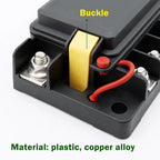 Blue Sea ATO ATC Automotive Blade Fuse Box Boat Marine 1 in 6 Out Auto Blade Fuse Box