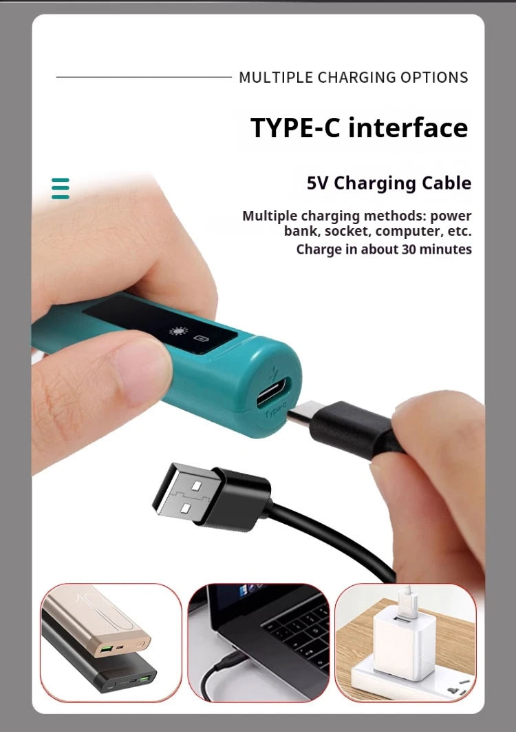 KANOYU Wireless solder iron usb charging portable digital display intelligent lithium battery for small home maintenance